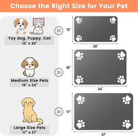 Pet feeding mat with rubber backing