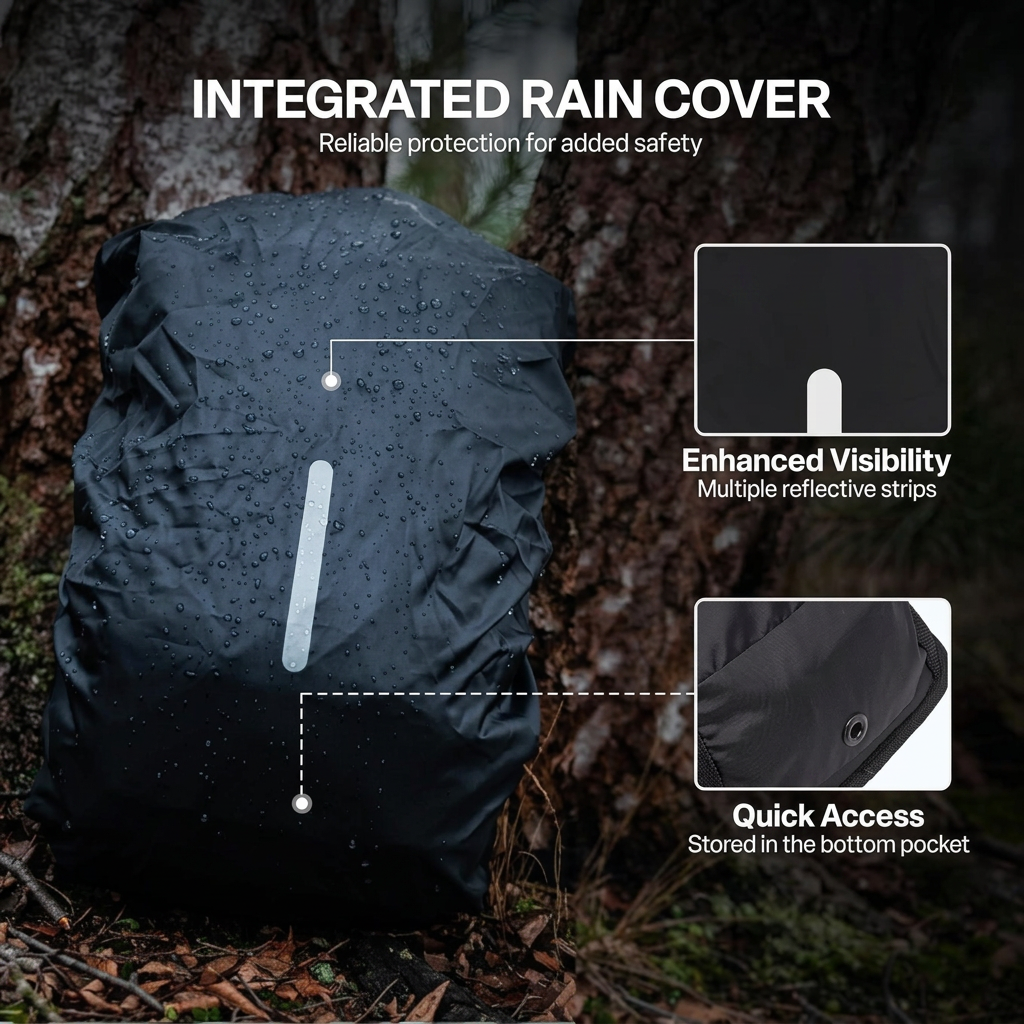 Running and cycling hydration backpack with hands free water drinking system