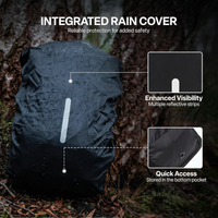 Running and cycling hydration backpack with hands free water drinking system