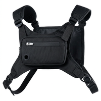 Water resistant running vest chest pack with phone holder for men and women
