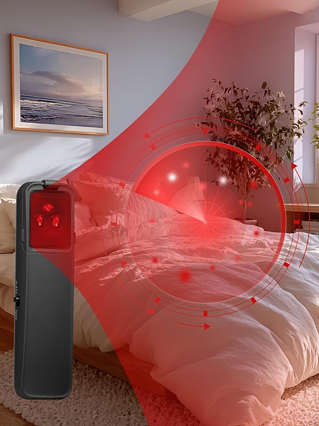 Safety device placed on desk for home monitoring