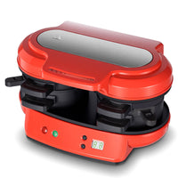 Electric sandwich and burger maker with open cooking sectionS