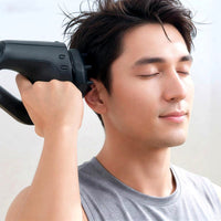 Scalp massager fitted with a soft silicone massage head