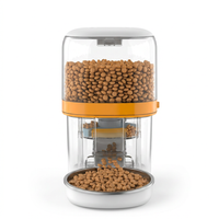 Scheduled food setting panel on a pet dry food unit
