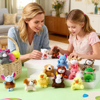 School gift mini plush toys, animal keychains for students