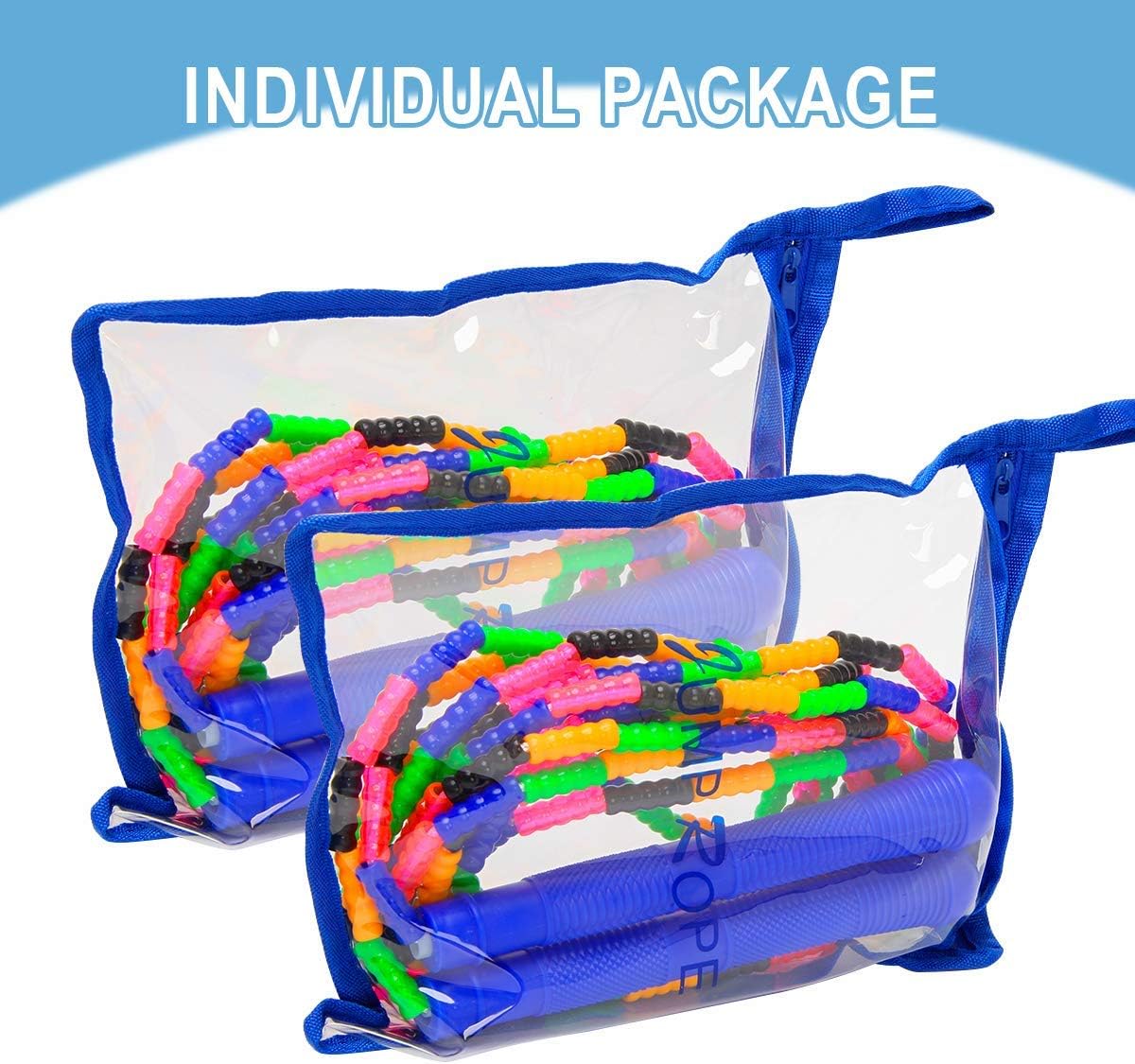 Jump rope set for school activities and playground games