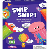 Scissor skills activity book for preschoolers with cutting activities and craft projects