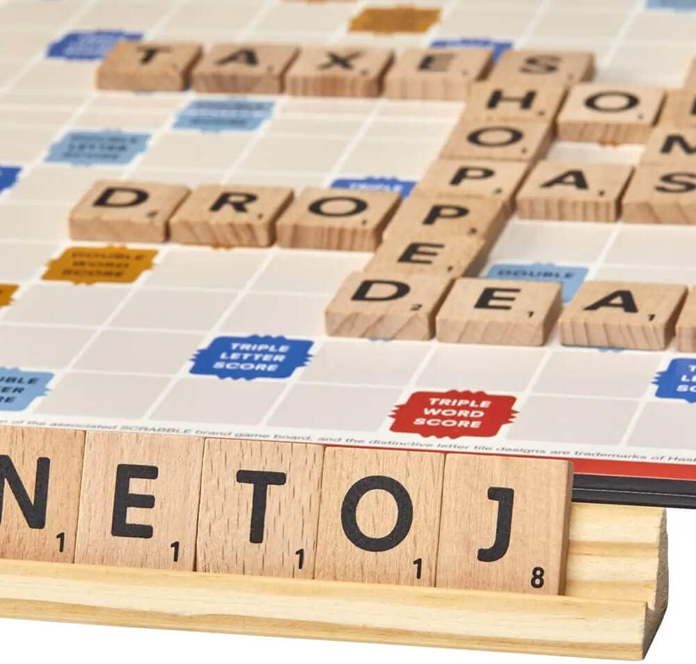 Scrabble board game educational word-building game