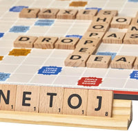 Scrabble board game educational word-building game