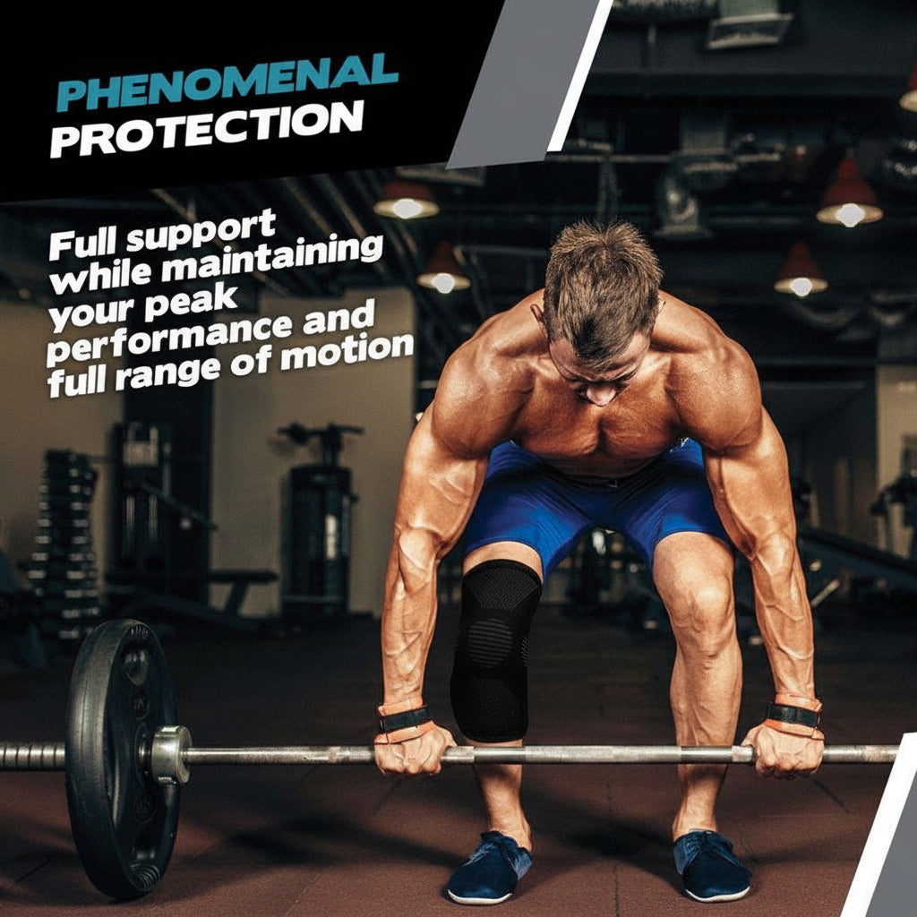  Secure fit knee sleeve for active daily movement