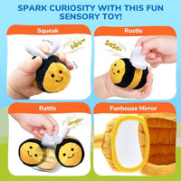 Sensory beehive toy for babies and toddlers 0-3 years