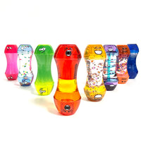 Sensory bottles for kids with colourful emotion learning design