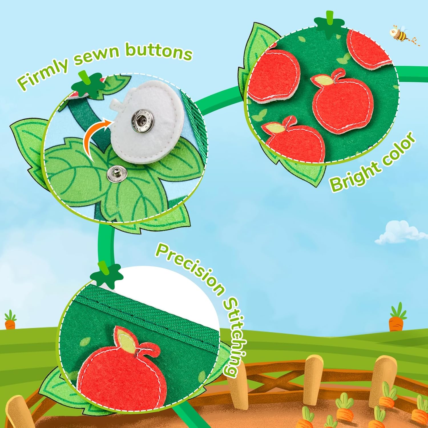 Sensory Busy Book For Toddlers Fine Motor Skills