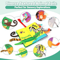 Sensory Interactive Infant Cloth Book For Early Learning
