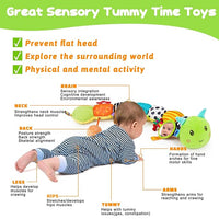 Sensory toy for newborns with mirror and music features