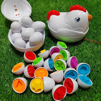 Shape matching eggs toy for baby fine motor skill development