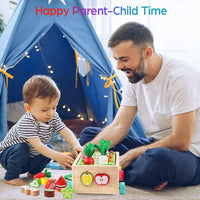 Shape matching wooden puzzle toy educational sorting toy for toddlers early learning