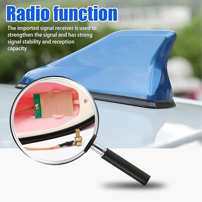 Car Shark Fin Antenna Cover Packaging with Adhesive Tape and User Manual