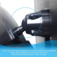 shatterproof baby safety mirror for car back seat headrest