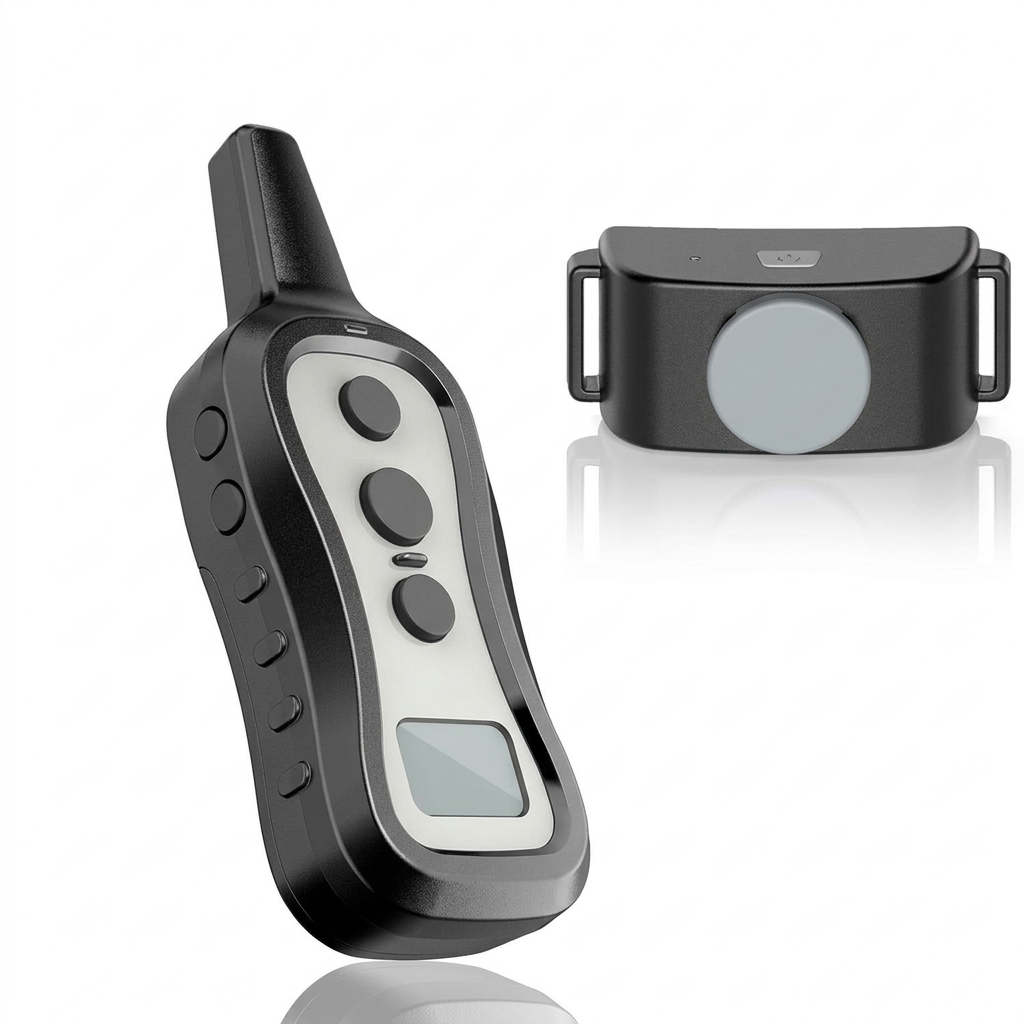 Dog shock collar with beep vibration and shock modes for effective training