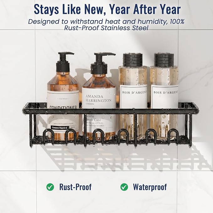 Shower caddy set with soap dish and bathroom storage accessories