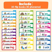 Sight Words Phonics Flip Books For Kindergarten