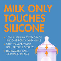 Cleaning the Silicone Baby Bottle - Dishwasher Safe