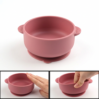 Silicone Baby Bowl with Suction Base for Secure Feeding, Easy Cleanup