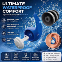 Soft Silicone Ear Plugs for Comfortable Swimming Protection