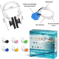 Silicone Swimming Nose Clip for Comfortable Waterproof Use