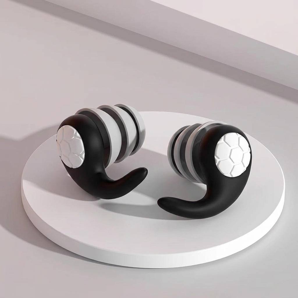 Soft Silicone Swim Earplugs for Comfortable Waterproof Fit