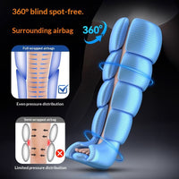 Electric leg massager featuring six adjustable massage modes