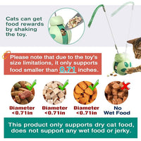 Sliding Cat Puzzle Toy with Treat Dispensing Activity