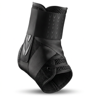 Slim-fit ankle brace with quick lace up support for sprained ankle recovery
