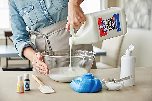 Slime making glue in 1 gallon size for large crafting projects