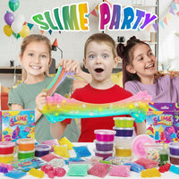 Slime party favor toy set for birthday celebrations and events