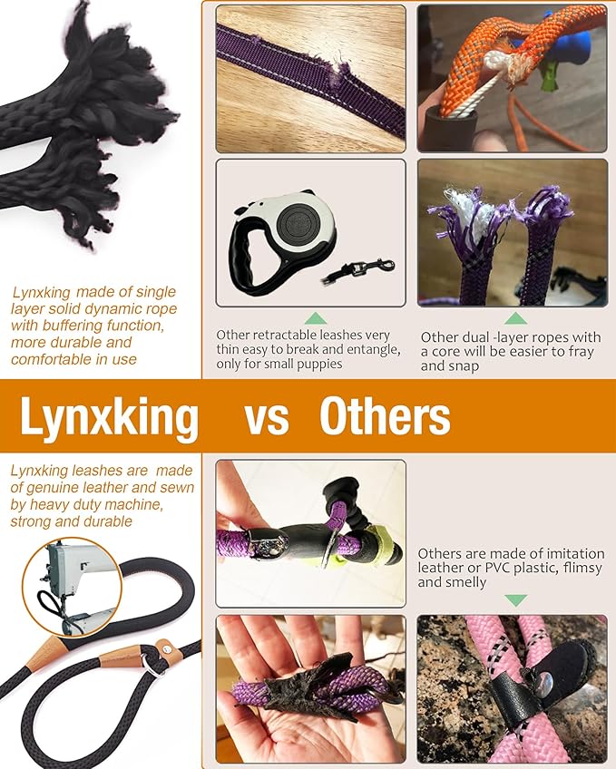 Slip-style loop design on a rope dog leash