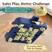 large slow feeder dog toy for treat dispensing and enrichment