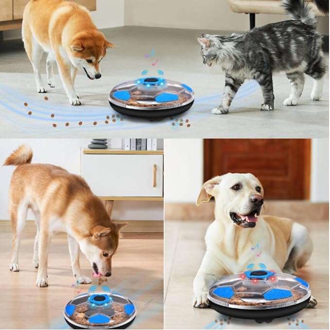 Slow feeder puppy toy with interactive food dispensing design