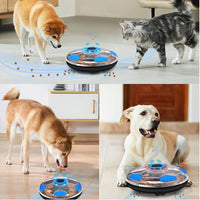 Slow feeder puppy toy with interactive food dispensing design