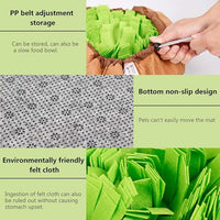 Slow Feeder Snuffle Mat Helps Improve Digestion In Dogs