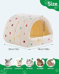 small animal cage accessory warming hideout house