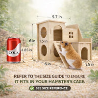 Small Animal Maze House for Gerbil Mouse and Hamster