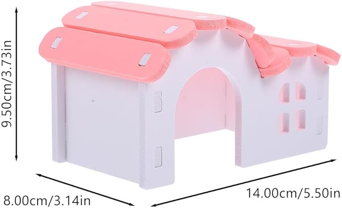 small animal nesting house for hamsters, gerbils, chinchillas, and rabbits