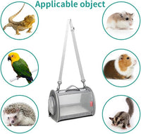 Small Animal Travel Bag for Guinea Pigs, Hamsters, and Rabbits with Portable Handle