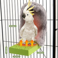 Small Bird Cage Warmer with Heated Perch Design