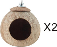 Small Bird Resting House Made From Natural Coconut Shell