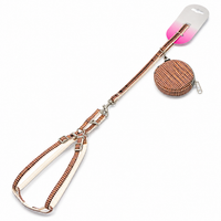 Plaid walking leash and harness for small dogs