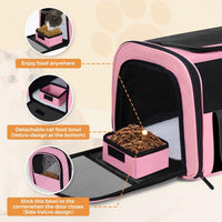 Small Dog Travel Bag With Soft Sided Design