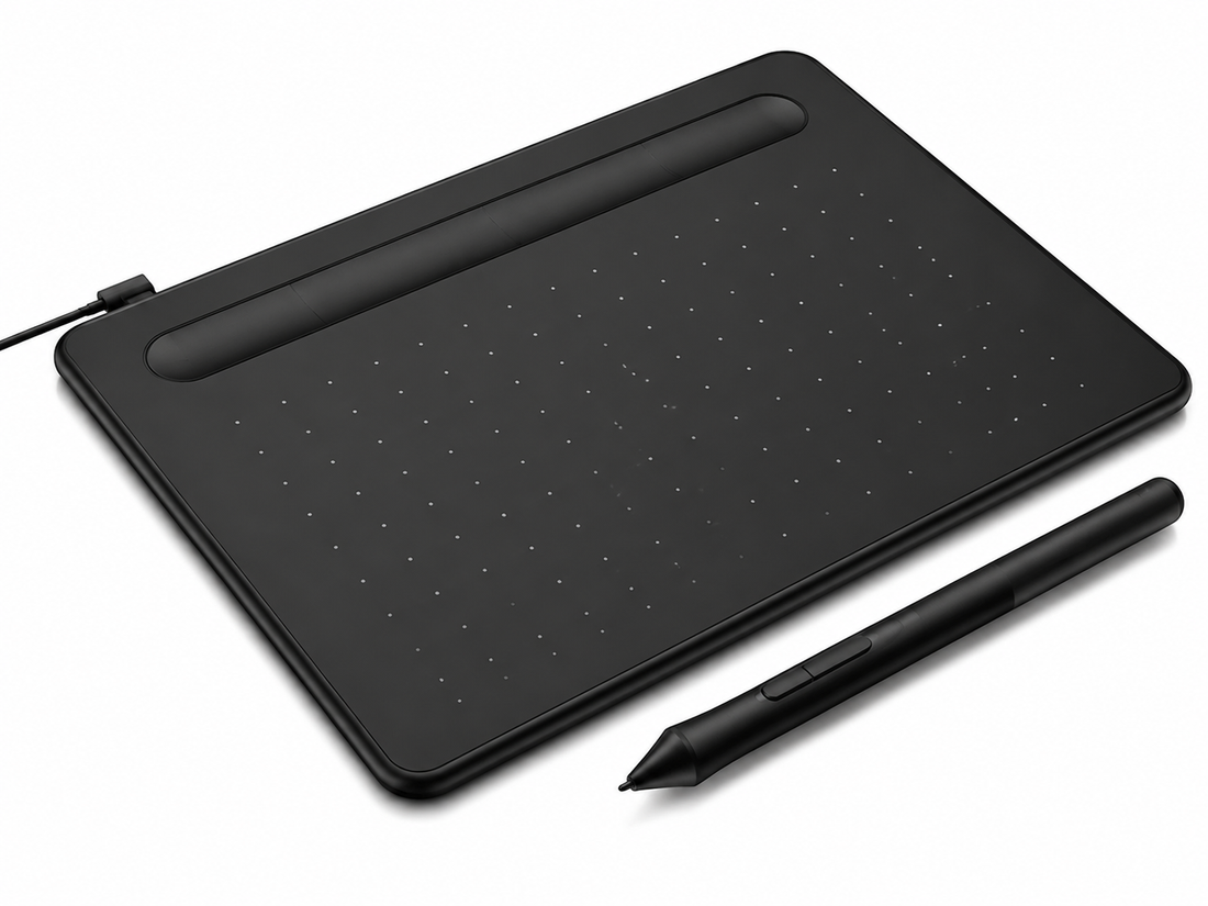 Small digital drawing tablet for sketching and design work